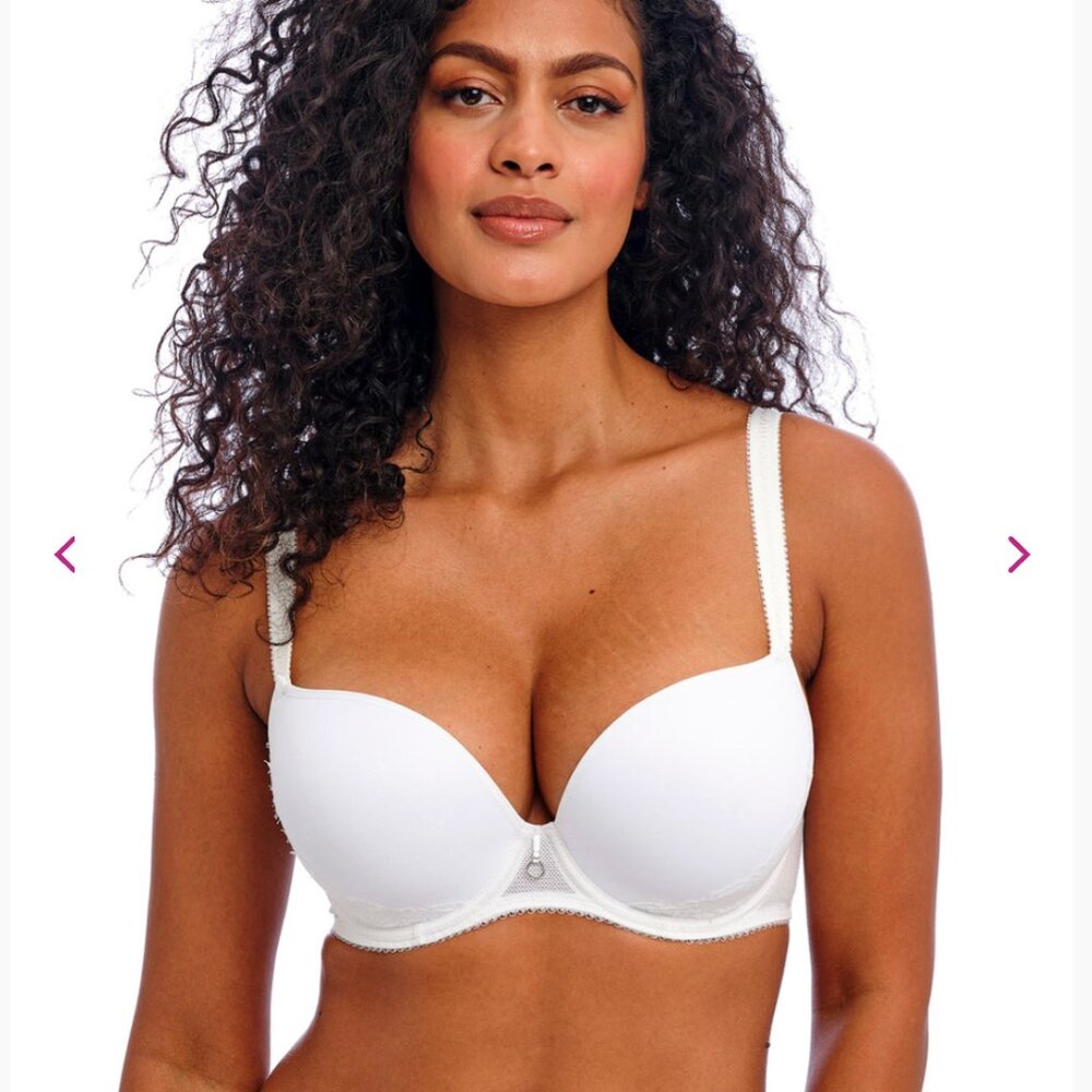 Freya Molded Plunge‎ Bra in Nude, 34 E